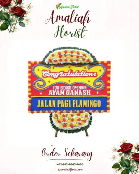 Sewa Papan Bunga Tendeki